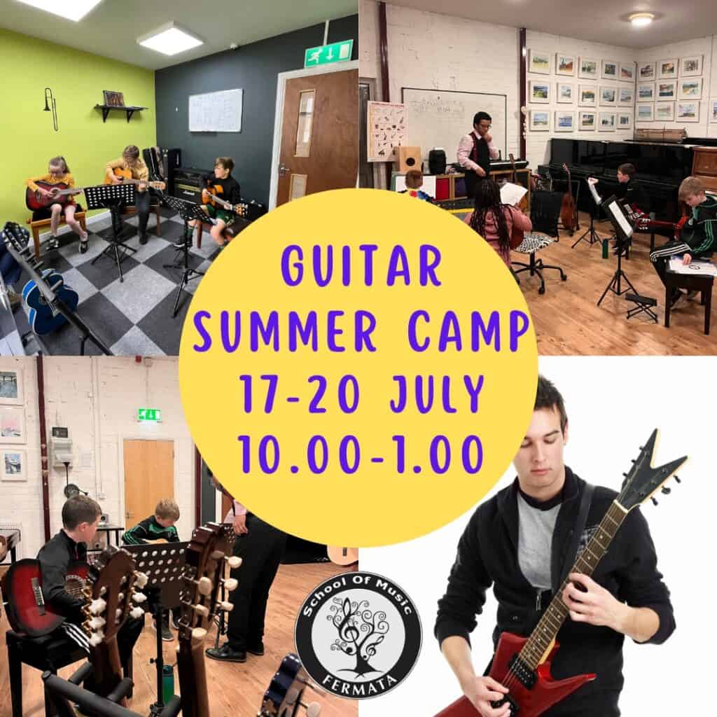Guitar Summer Camp. 17-20 July, 10.00am-1.00pm.