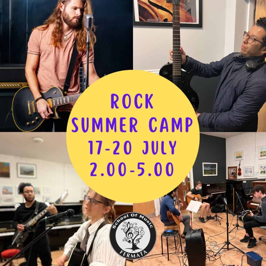 Rock Summer Camp. 17-20 July, 2.00pm-5.00pm.