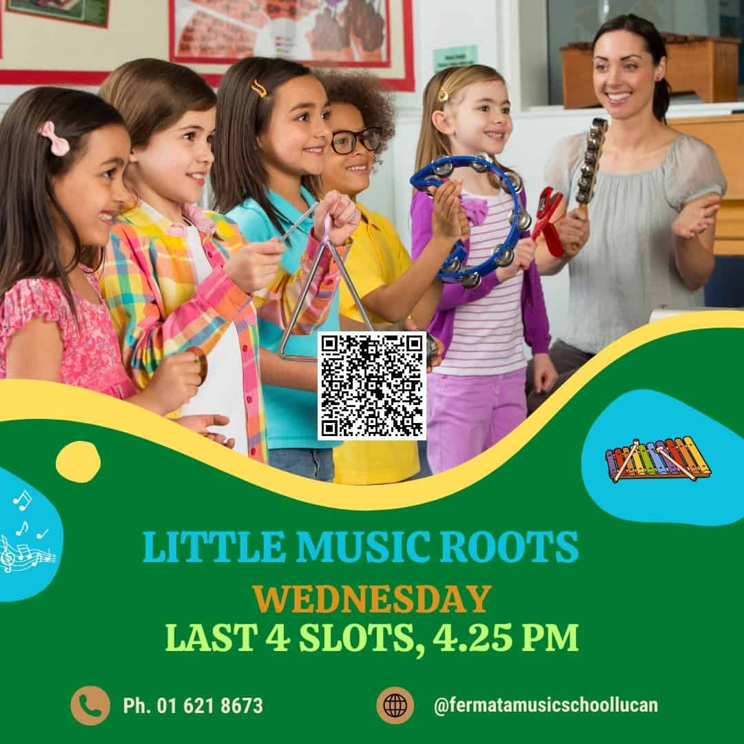 Fermata's Little Music Roots Class. Wednesday, 4.25 PM