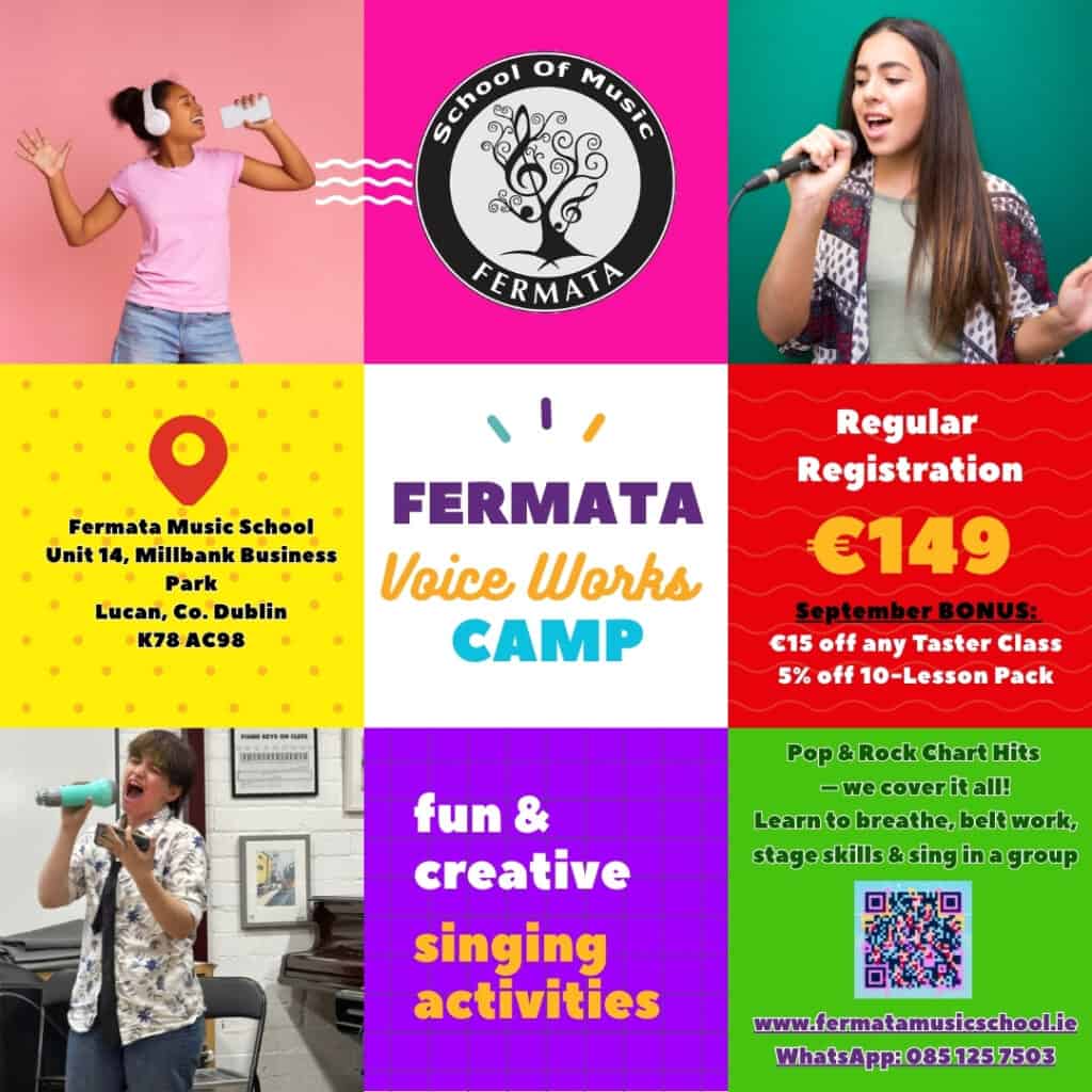 Fermata Voice Works Camp. Fermata Summer Camps 2025.